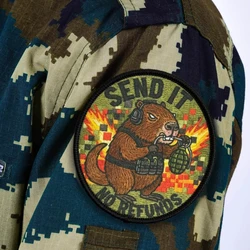 Parche táctico Beaver Morale velcro gancho y bucle ropa