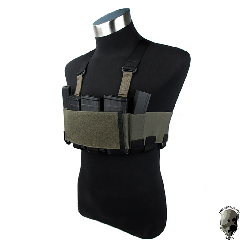 Plataforma de pecho táctica RD TMC ligera con bolsa de 5,56 Mag Airsoft Ready Rig 3533