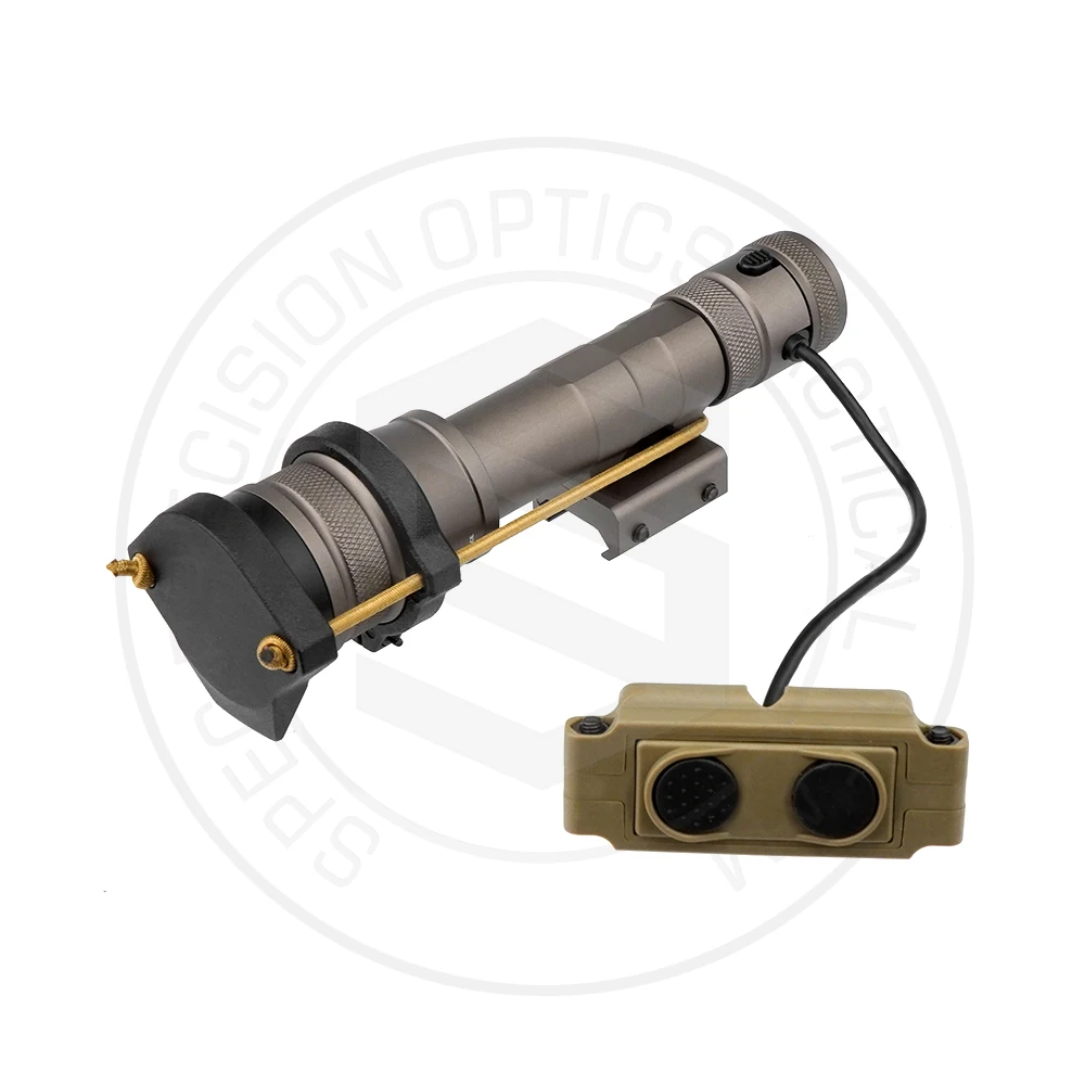 Tapa de luz para arma de linterna, cubierta de lente compatible con luz de 1,125 pulgadas/1,25 pulgadas/1,45 pulgadas de diámetro para SF M300B/M600B Rein 1,0/2,0 de polímero de nailon - imagen 3