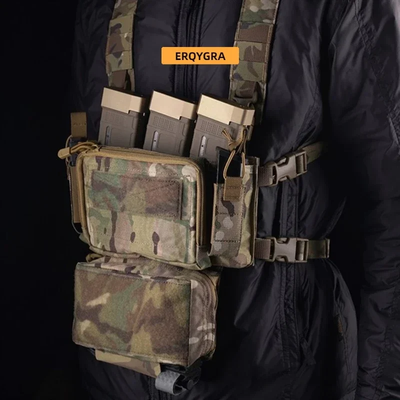 ERQYGRA-Chaleco táctico para caza, bolsa de entrenamiento de combate, protección para tiro al aire libre, accesorios deportivos Airsoft ajustables - imagen 5
