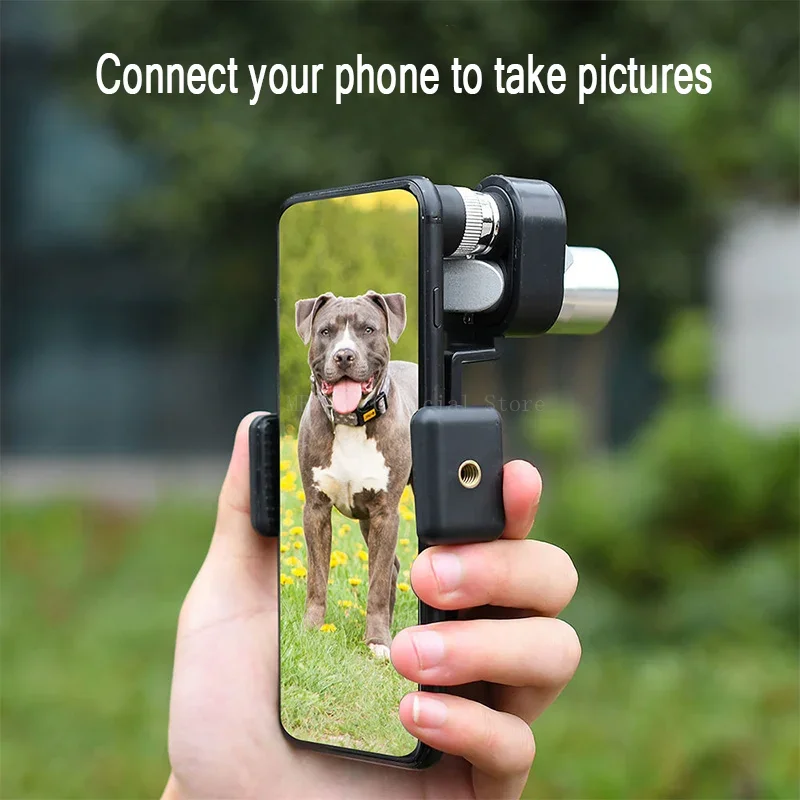 Telescopio Monocular con visión nocturna para teléfono móvil, Mini telescopio de bolsillo con Zoom, binoculares para caza al aire libre y Camping, 8x20 - imagen 3