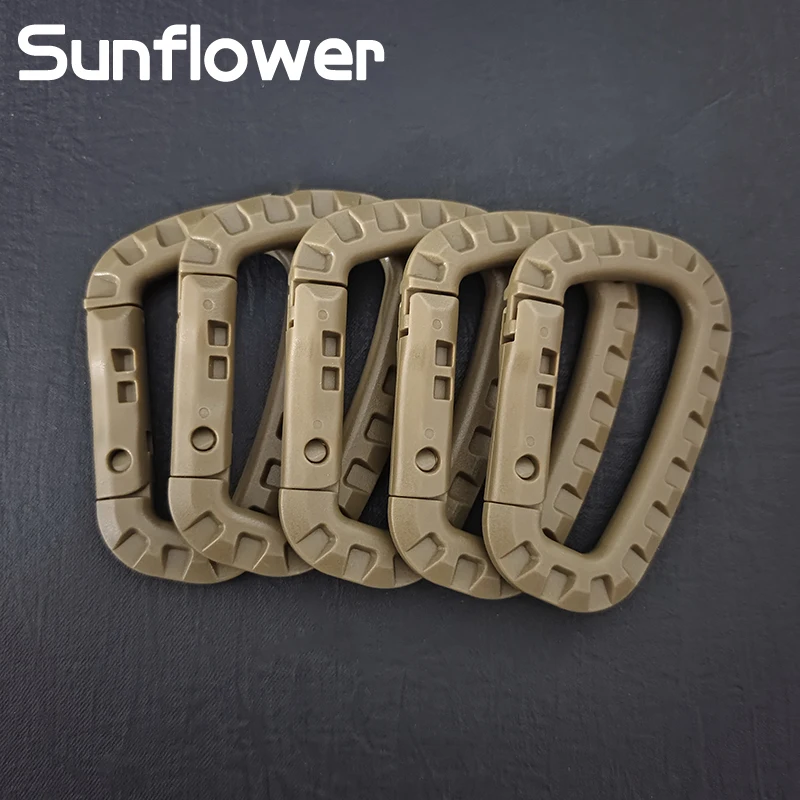 Cerradura de correas Grimlock, hebilla de extracción rápida, grillete a presión, mosquetón, Clip, montaña, Molle, campamento, caminata, mochila, escalada al aire libre - imagen 3