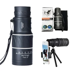 Telescopio monocular alta definición con zoom doble enfoque caza