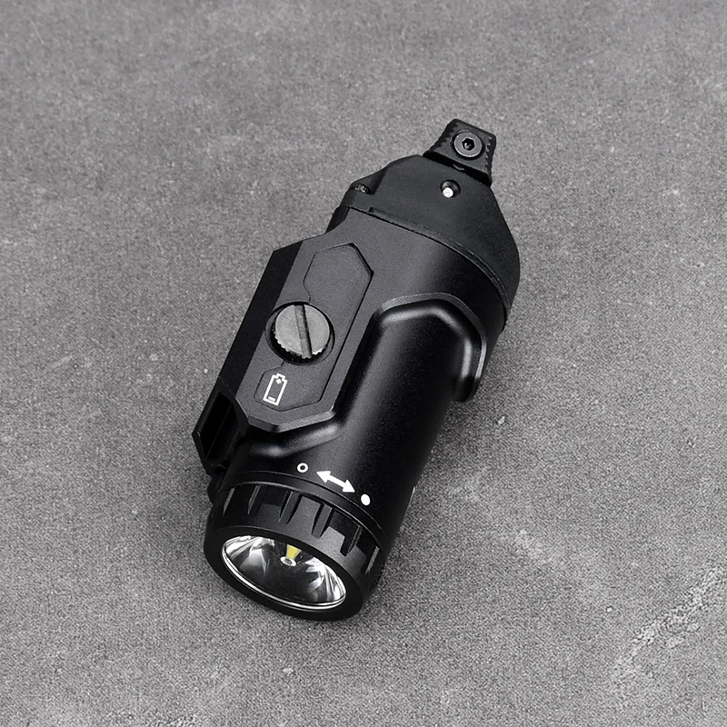 Linterna táctica de Metal con luz blanca LED, equipo de pistola de aire de 400LM, soporte de luz colgante para pistola, herramienta de iluminación de seguridad para exteriores Glock - imagen 4