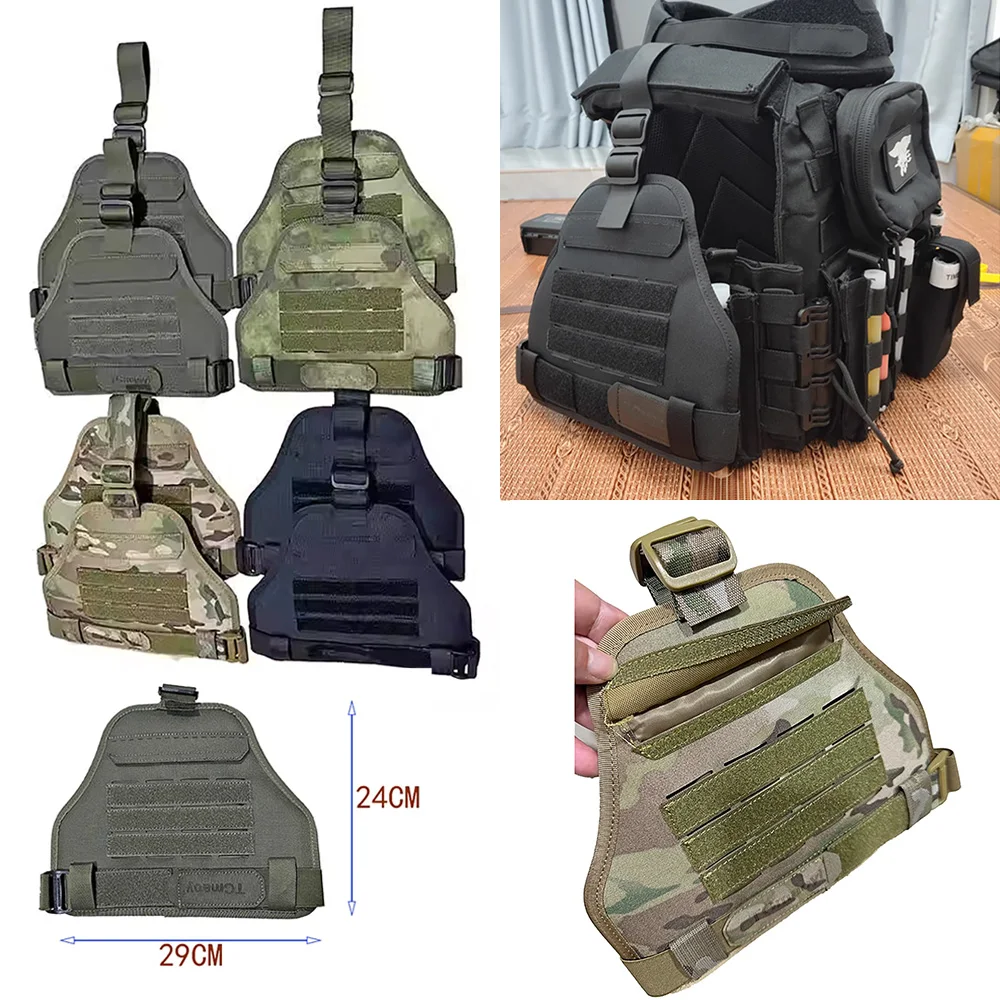 Nuevo juego CS de caza al aire libre táctico Universal protección de hombros UTOC chaleco táctico Kit de expansión armadura de hombro TCmaoyi 0227
