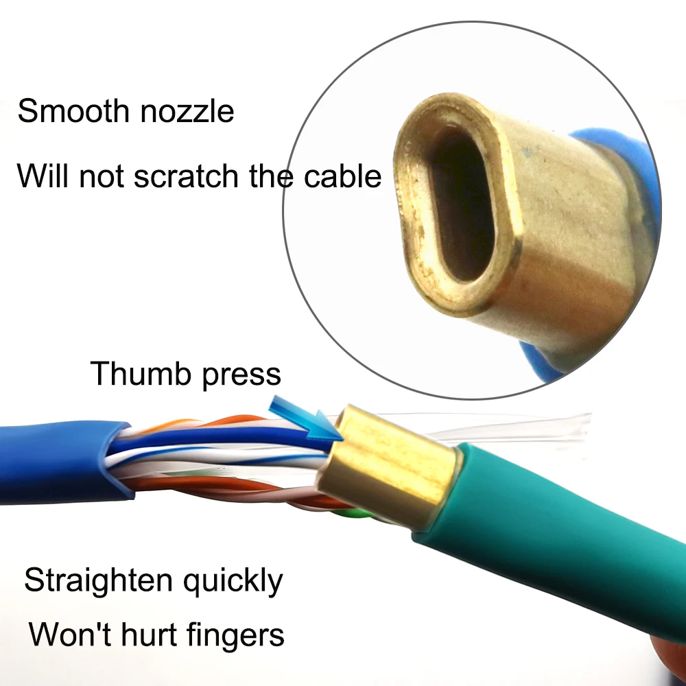 Desenredador separador de cable Ethernet CAT5 CAT6 para gestión