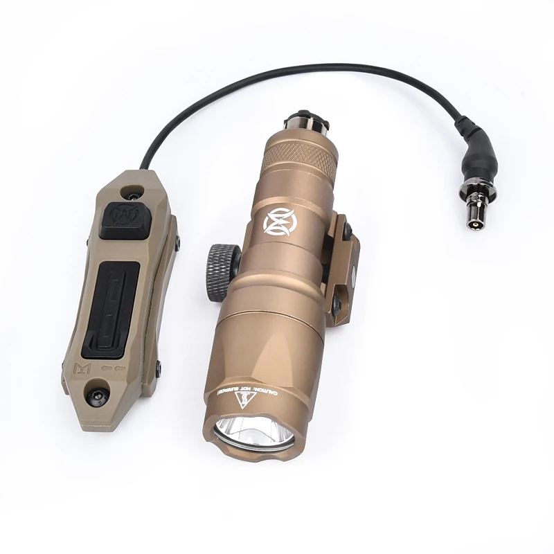 Wadsn-Juego de linterna táctica M300A, luz de explorador M600U, foco de caza M300 M600, interruptor de presión remota, M-lok Keymod, riel de 20MM - imagen 5