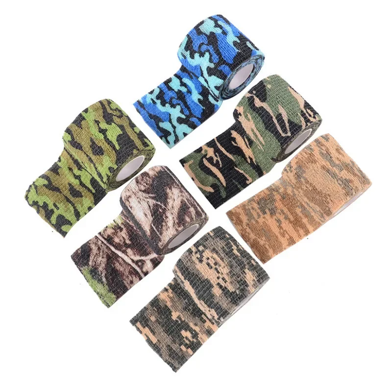 Cinta elástica de camuflaje de 4,8 m, Protector deportivo autoadhesivo, vendaje para tobillo, rodilla, dedo, brazo, disfraz de caza, Elastoplast - imagen 2