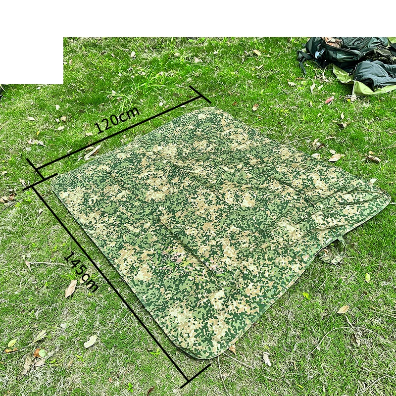 Alfombrillas de camuflaje de Holanda plegables ignífugas, impermeables, resistentes a la humedad, equipo táctico, alfombrilla, cojín y bolsa - imagen 3