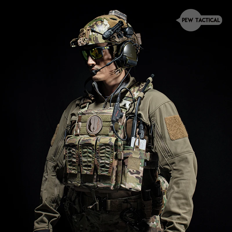 Soporte táctico para exteriores AVS MBAV/SWIMMER CUT chaleco delantero y trasero - imagen 3