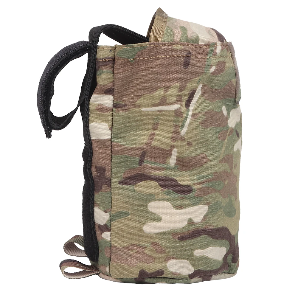 Bolsa táctica de caza Militar Molle, bolsa de cintura plegable de gran capacidad, bolsa de basura para recuperación de revistas, accesorio de Paintball Airsoft - imagen 2