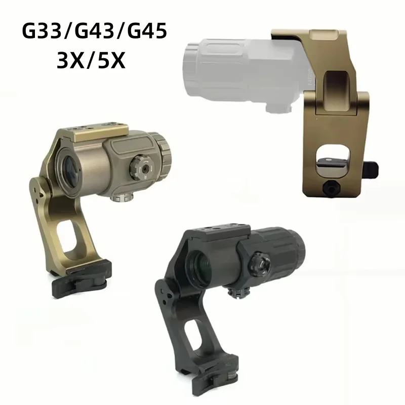 Soporte táctico GBRS 2,91 FTC OMNI MAGNIFIER 2,91 "línea central óptica con palanca QD montaje de envío rápido - imagen 3