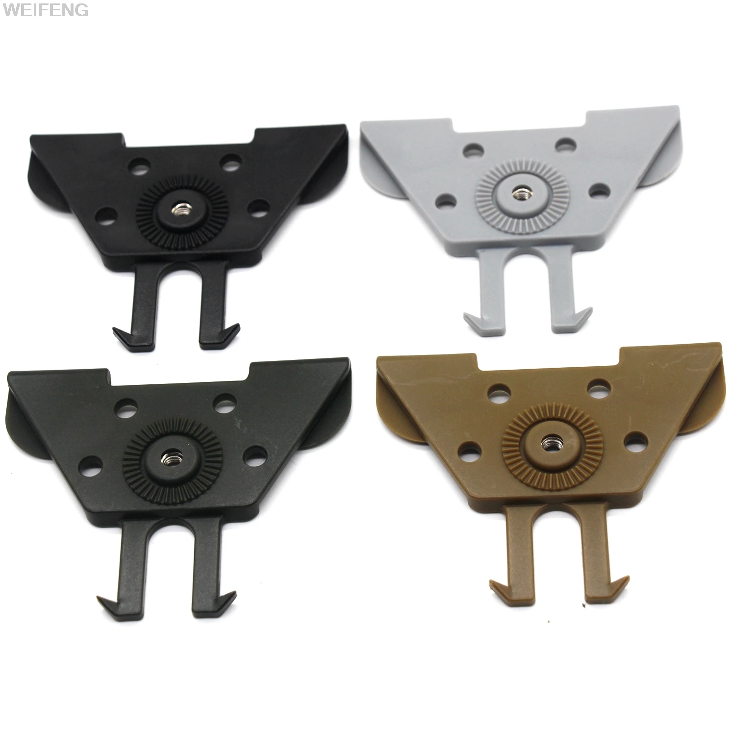 Funda para pistola táctica, adaptador de plataforma Molle para funda de pistola G 17 M9, accesorio Molle, adaptador de montaje giratorio de 360 grados - imagen 3