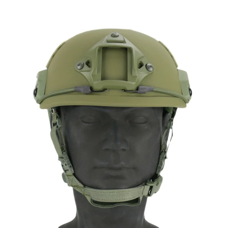 Casco balístico táctico FAST PE con diseño de corte alto