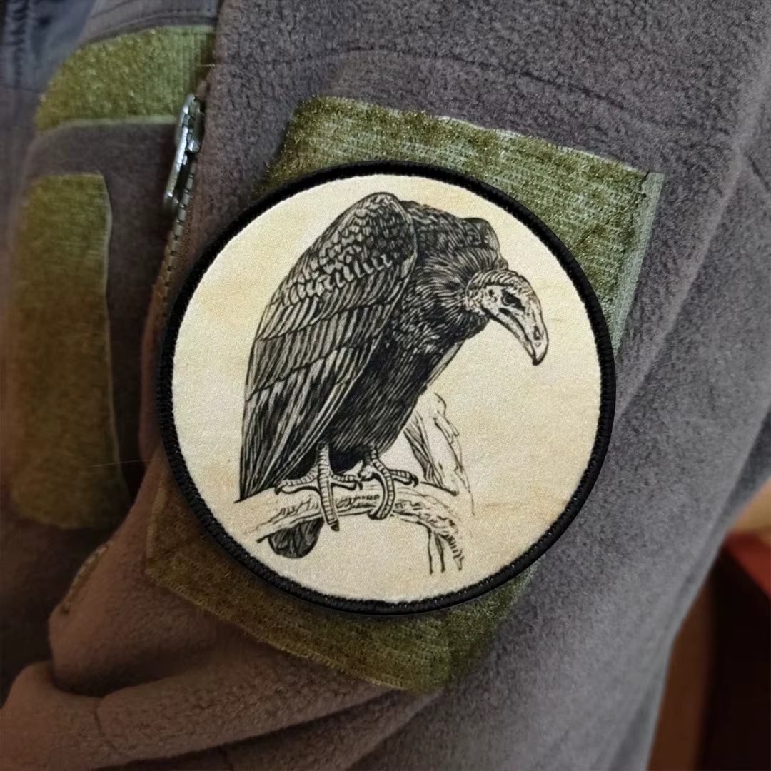 Parche táctico Vulture velcro – Insignia militar para mochila