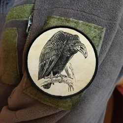 Parche táctico Vulture velcro – Insignia militar para mochila
