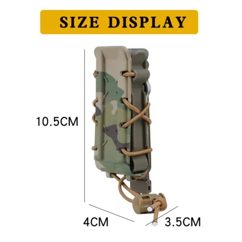 ERQYGRA-bolsa táctica Alien para revistas Mag 9MM 45PAC, accesorios para sistema Molle, funda para caza, tiro al aire libre, hebilla de cinturón deportivo - imagen 3