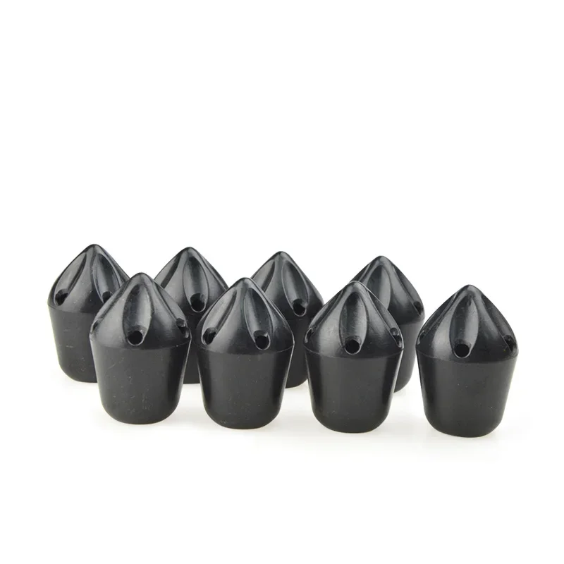 Puntas de flecha de plástico seguras para tiro con arco, silbato de 8mm, haz un sonido al disparar, accesorio de flecha de caza, 6/12 unidades - imagen 3