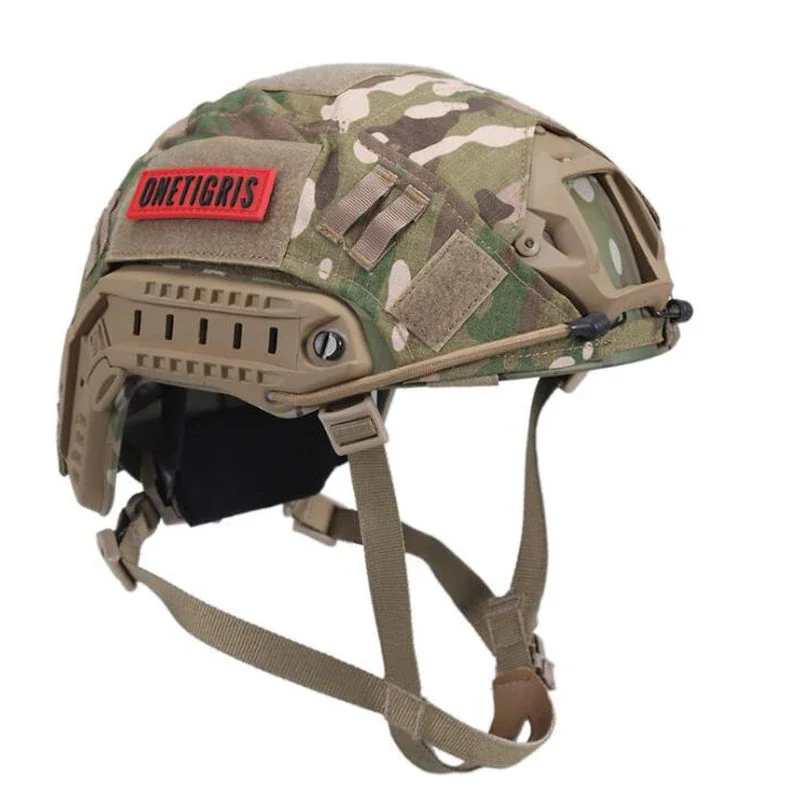 Cubierta de casco táctico para casco rápido, cubierta de casco multiamuflaje para juegos de guerra Airsoft, equipo de tiro de caza de Paintball militar - imagen 4