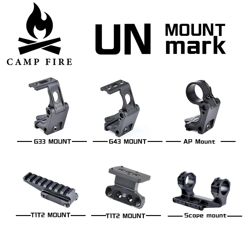 Soporte táctico de Metal Universal para Micro montaje Original H1 H2 T1 T2 CompM5 ROMOE 5 Rifle punto rojo Picatinny