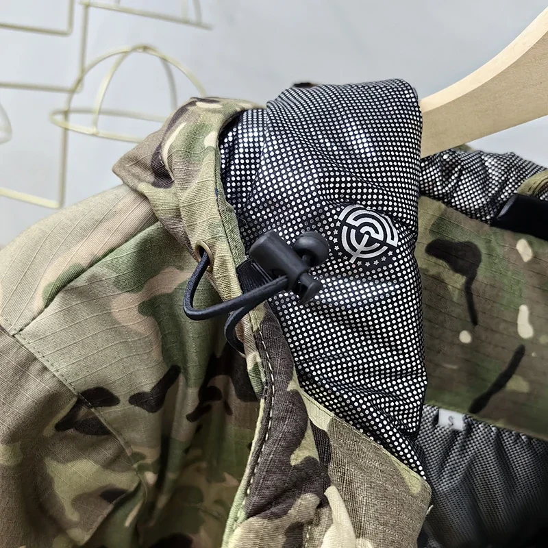 Chaqueta táctica para hombre, chaquetas reflectantes de calor de invierno, cortavientos grueso y cálido, abrigos de combate para senderismo Airsoft y caza a prueba de viento - imagen 5