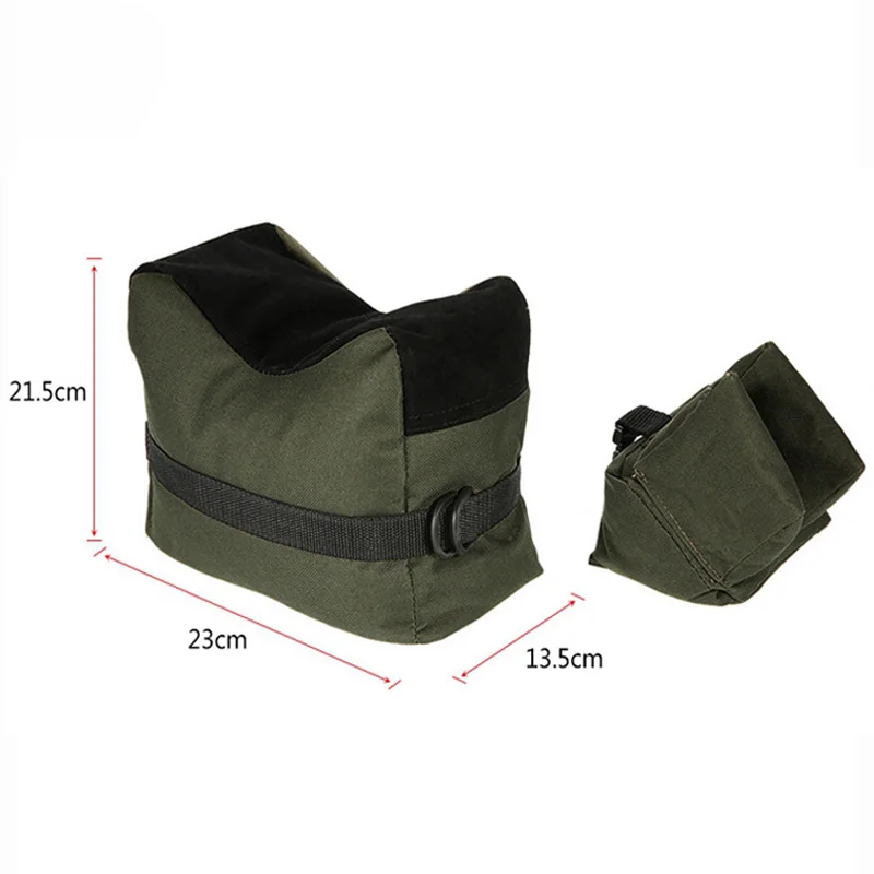 Bolsa para pistola de tiro de francotirador, bolsa trasera delantera, soporte para objetivo, soporte para Rifle, banco de arena, soporte para Rifle de caza sin relleno, accesorios Airsoft - imagen 5