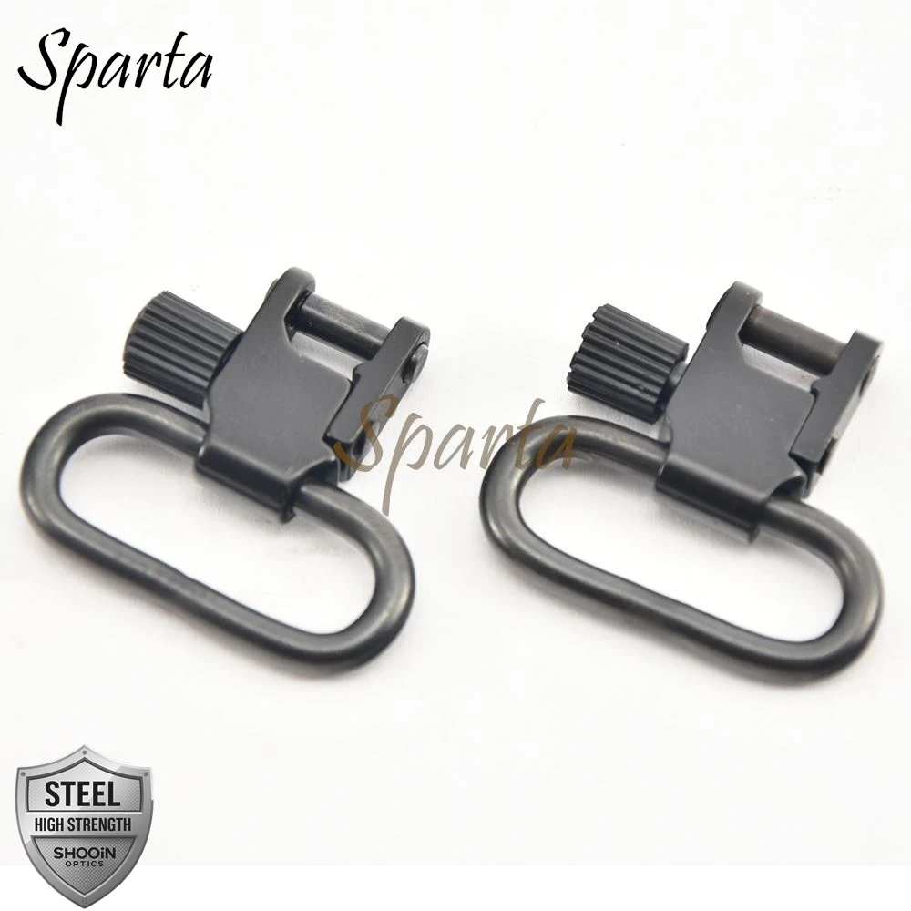 2 qd harnass swivel snel afneembare vergrendeling 1 inch 1,25 inch jachtgeweer schouderriem - imagen 4