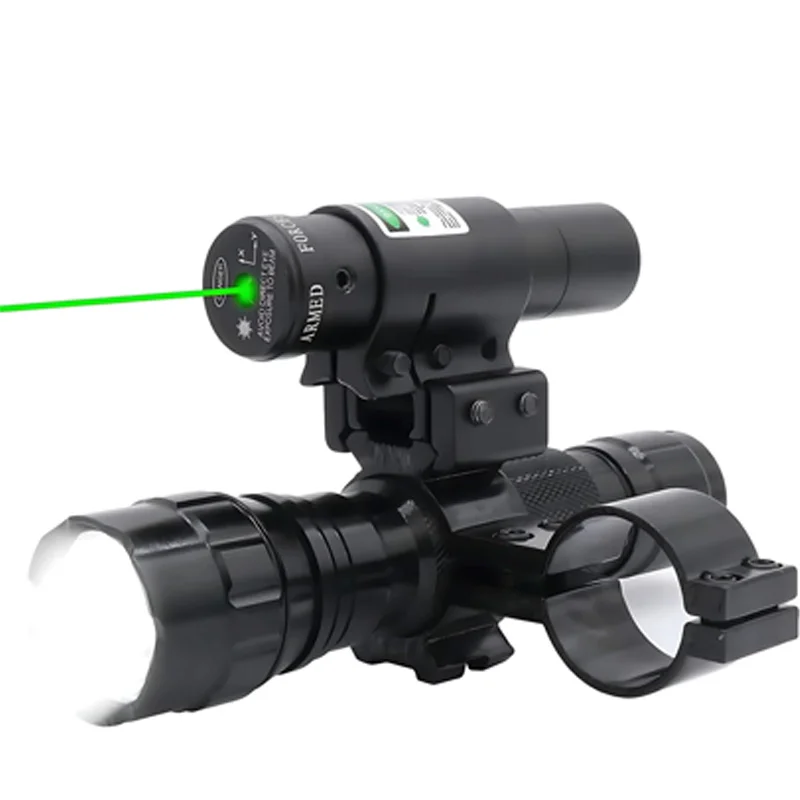 Accesorios para pistola de juguete, soporte láser para linterna con alcance de 30/25,4mm de diámetro, doble anillo, con riel Picatinny superior de 20mm, para caza y deportes - imagen 3