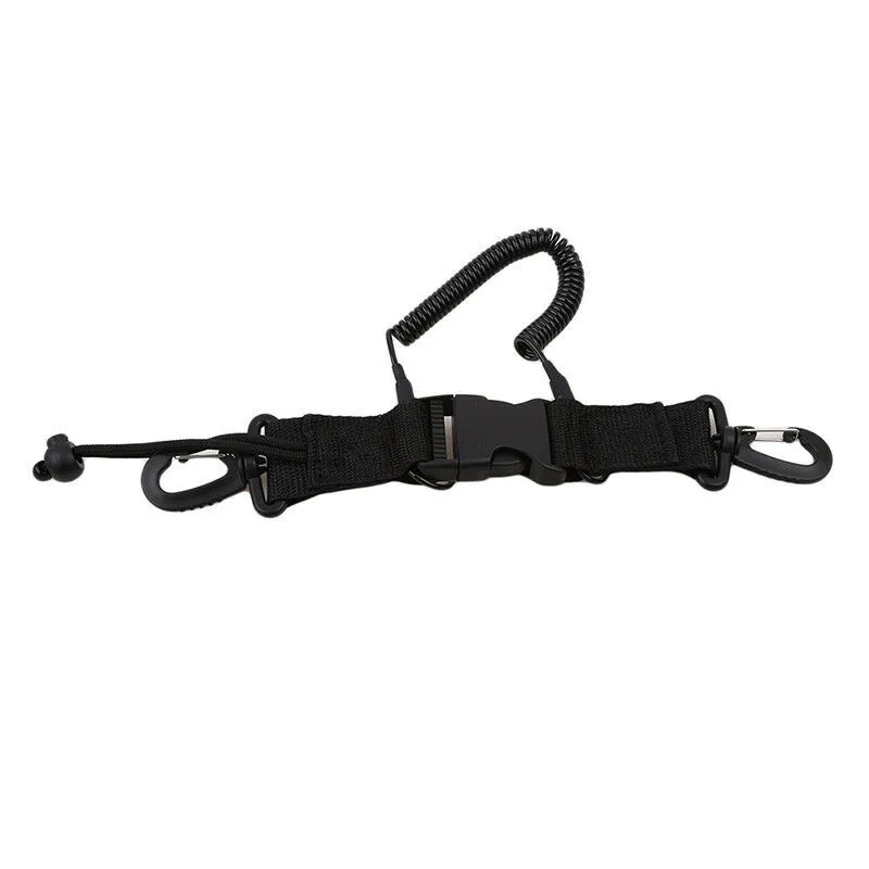 Cordón seguridad liberación rápida kayak y buceo – Cuerda anticaída con hebilla - imagen 2