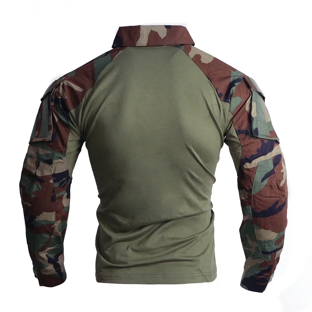 Camisetas de combate táctico AU para hombre, camisetas Gen3, camiseta de camuflaje, ropa de caza de manga larga, camisa de senderismo al aire libre, entrenamiento Airsoft - imagen 5