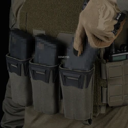 Bolsa triple cargadores 9mm/5.56 MOLLE chaleco táctico