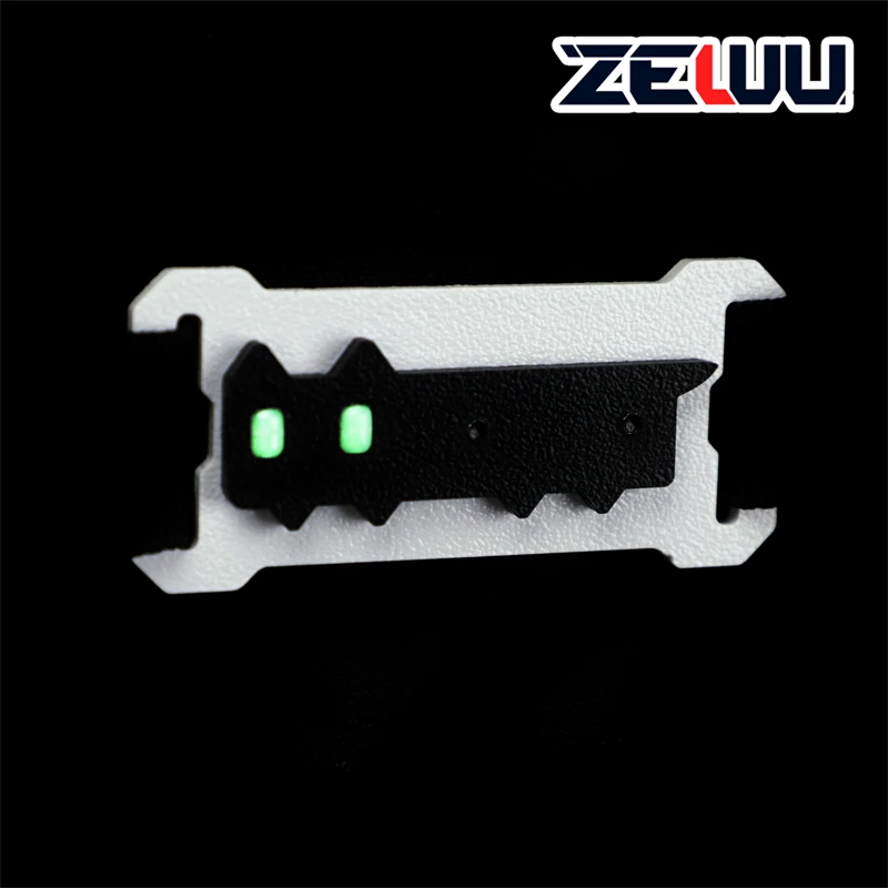 Etiqueta de advertencia MOLLE, tira de identificación absorbente de luz, equipo para exteriores, mochila, chaleco táctico, accesorios