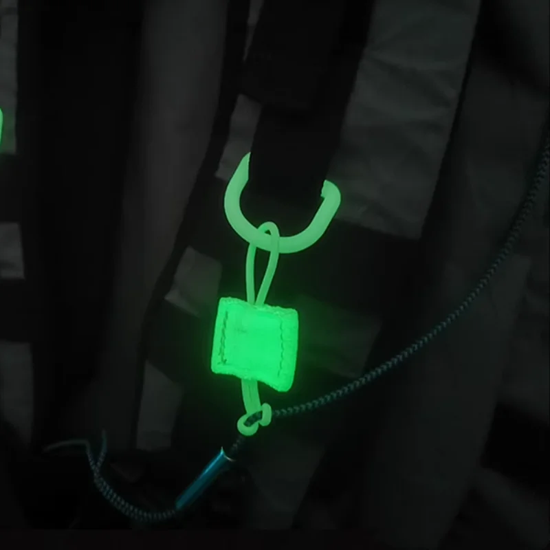 Correa fija Molle luminosa, hebilla de correas elásticas, chaleco táctico para exteriores, accesorio, cuerda de encuadernación de antena para exteriores - imagen 2