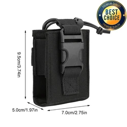 Funda táctica MOLLE para Walkie-Talkie – Bolsa radio resistente