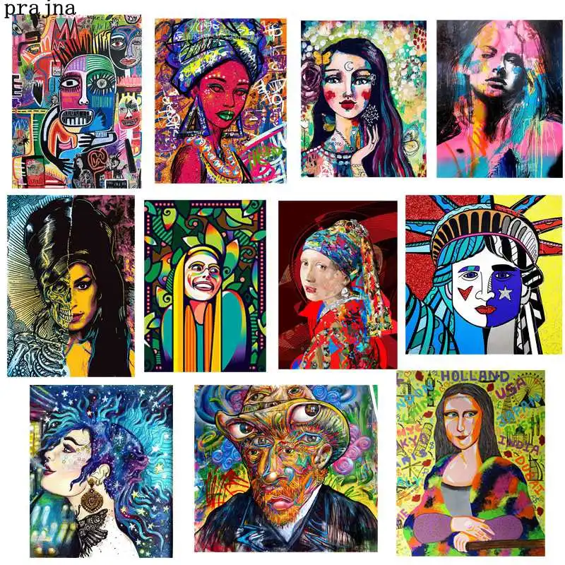 Pegatinas térmicas de transferencia termoadhesivas de Van Gogh Mona Lisa para ropa, camiseta, bricolaje, pintura colorida Tuya, aplique de parche de transferencia de calor - imagen 3