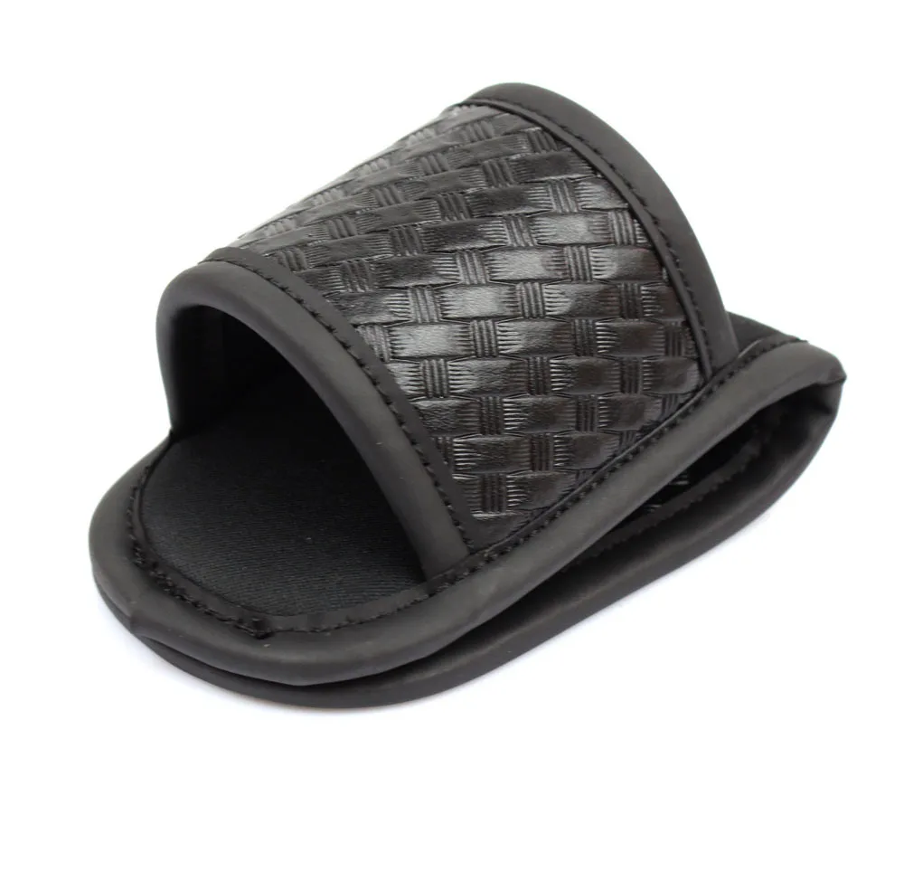 Soporte de linterna con tapa abierta, soporte compacto para luz, correa de anillo para linterna, cinturón de trabajo, tejido de baloncesto, funda transportadora de luz en D - imagen 3