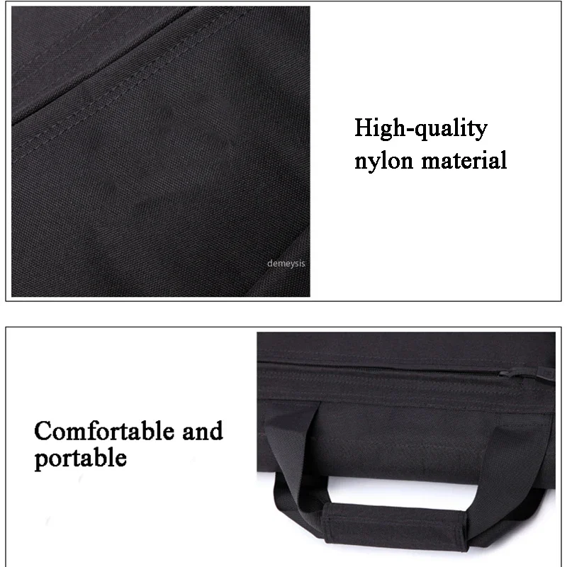 Bolsa de transporte para pistola de caza al aire libre, mochila táctica para Rifle, protección para escopeta Airsoft, funda de transporte con almohadilla extraíble, 70, 95 y 115 CM - imagen 5