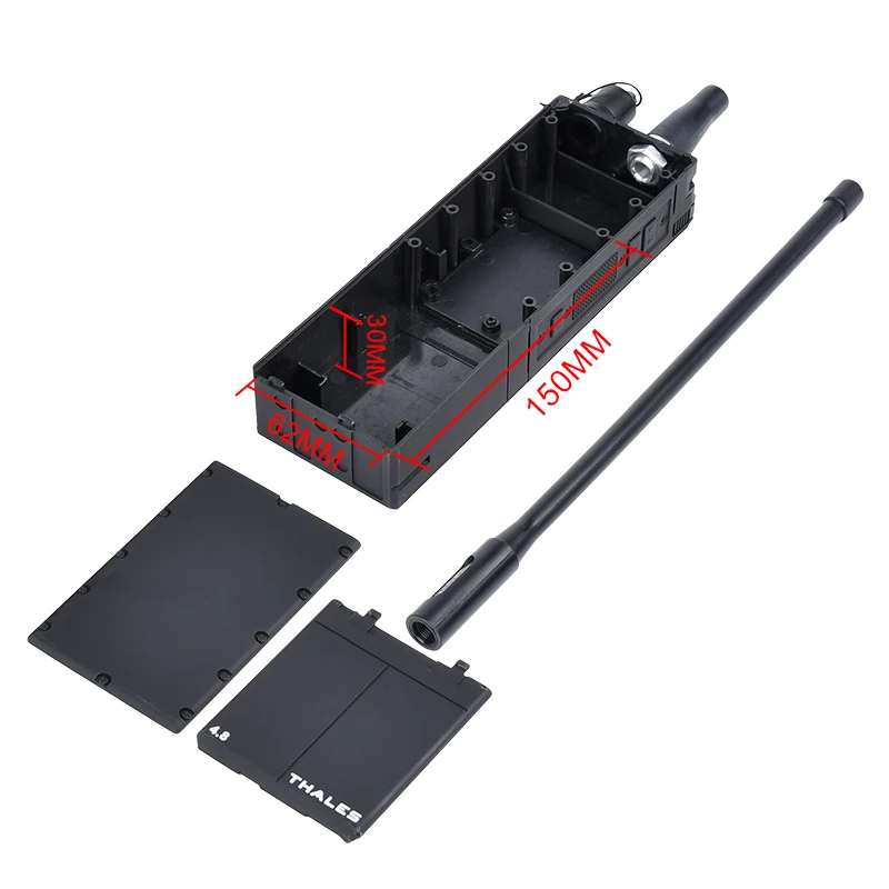 WADSN táctico militar Softair Radio del ejército PRC-148 PRC 152 funda de Radio simulada paquete de antena Talkie Walkie PRC 148 PRC152 Cosplay - imagen 4