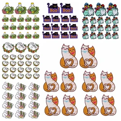 Parches bordados de gato decorativos para planchar o coser en ropa