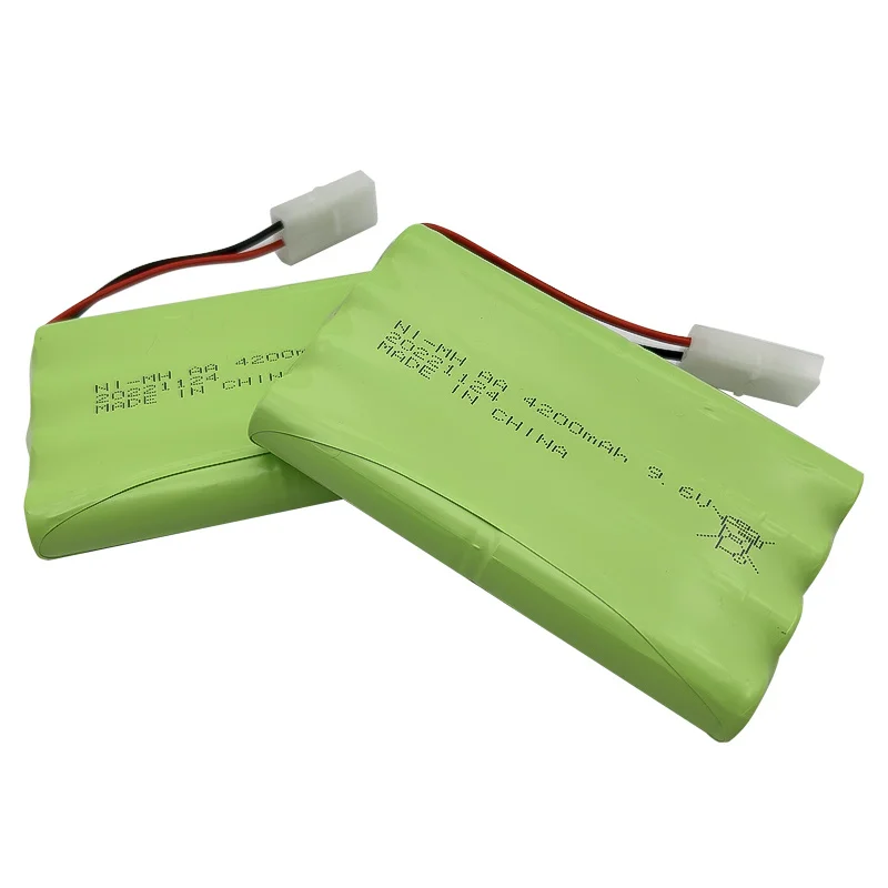Actualización 9,6 v 4200mah NiMH batería AA para juguetes Rc coches tanque camión Robots pistolas barcos AA Ni-MH 9,6 v batería recargable 3000mAh - imagen 4