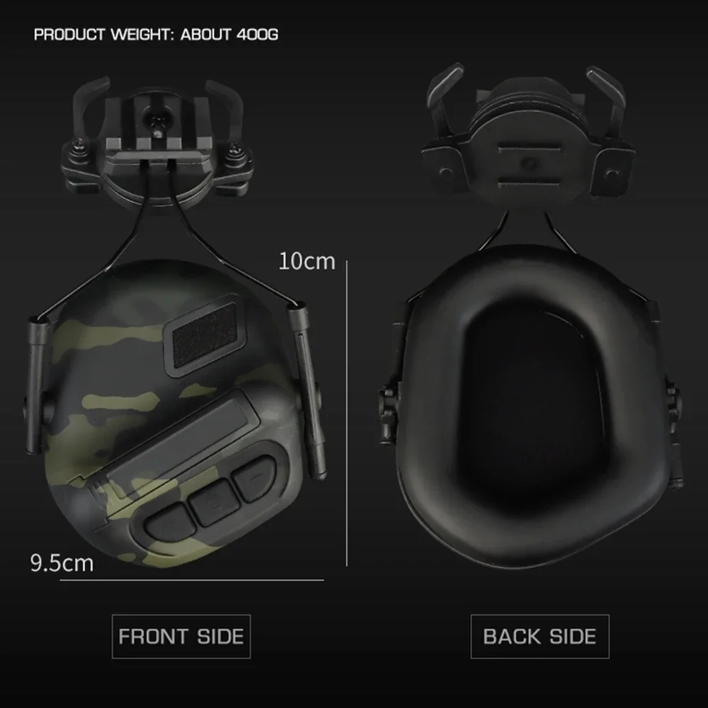 Auriculares tácticos Gen5, auriculares con cancelación de ruido sin selección para casco Militar, auriculares Baofeng Radio PTT, adaptador, auriculares móviles - imagen 4