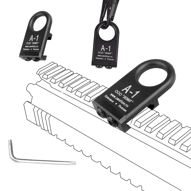 Base de montaje de eslinga CNC A-1 QD | 20mm Picatinny/Rails correas de separación rápida montaje de eslinga, eslingas para pistola de caza al aire libre, 1 Uds.