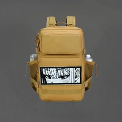 Parche bordado de ojos de Chica de Anime, chaleco táctico, insignia de moral con gancho y bucle, pegatina decorativa para mochila, parches para brazalete para ropa