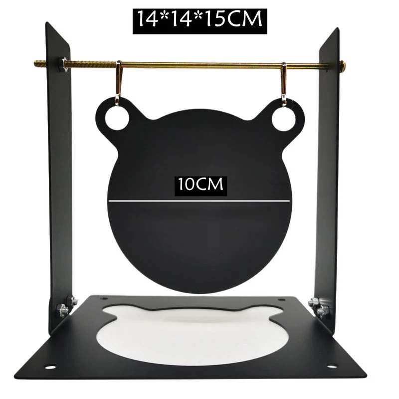 Objetivo portátil desmontable en forma de oso de 10CM, tirachinas para interiores y exteriores, objetivo de pistola de aire, entrenador, objetivo de tiro colgante - imagen 3