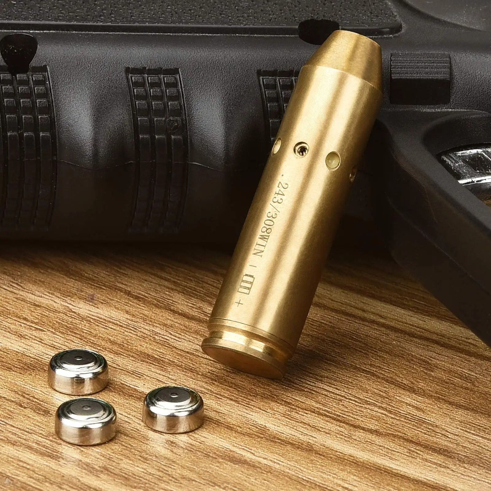 Mira telescópica para Rifle MidTen, puntero láser de punto rojo compatible con 243 308WIN 7MM 08REM CAL, puntero de cartucho táctico de latón - imagen 4