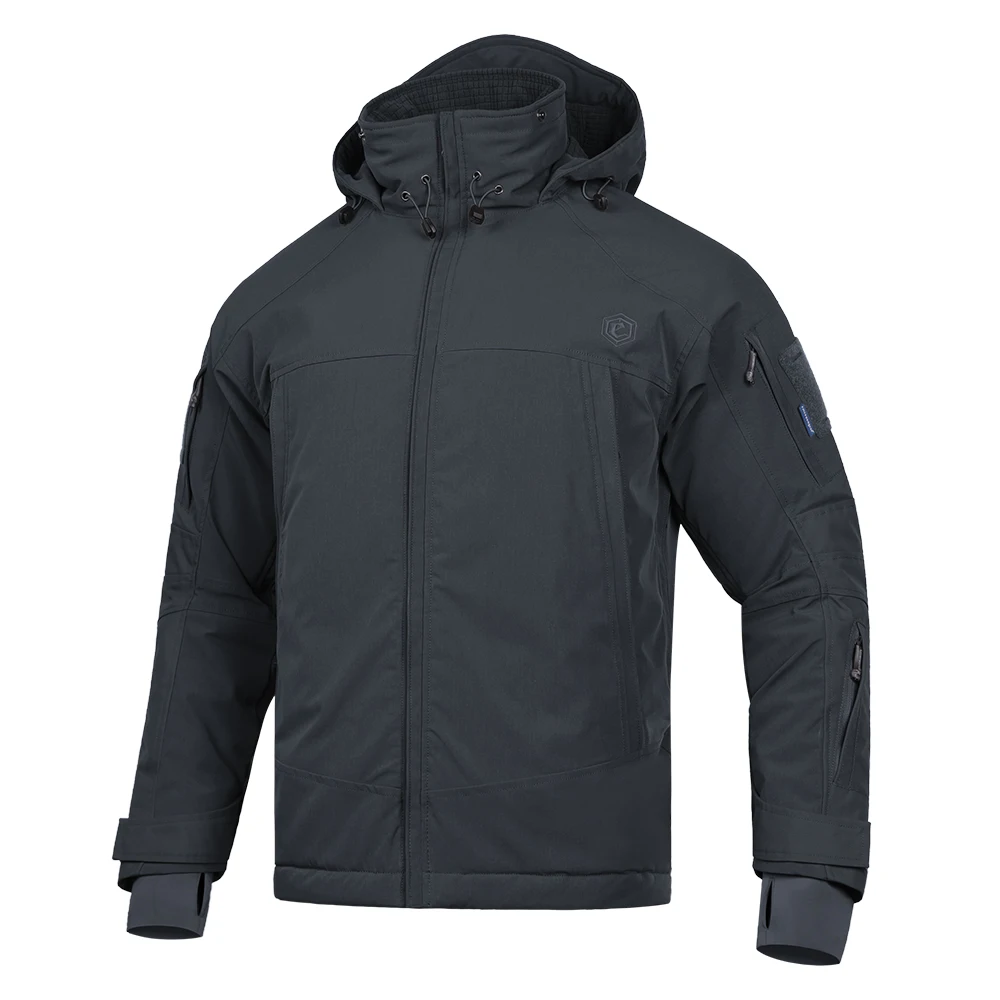 Emersongear etiqueta azul Musk-Ox abrigo táctico chaqueta a prueba de viento deportes al aire libre Camping desplazamientos senderismo caza ergonómico EMB9756