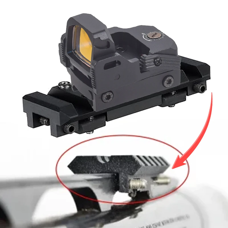 VISM PRO-mira Picatinny de costilla ventilada para caza, mira óptica réflex de punto rojo, mira telescópica Airsoft para riel AR15 de 20mm