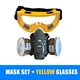 Mask Yellow Glasses