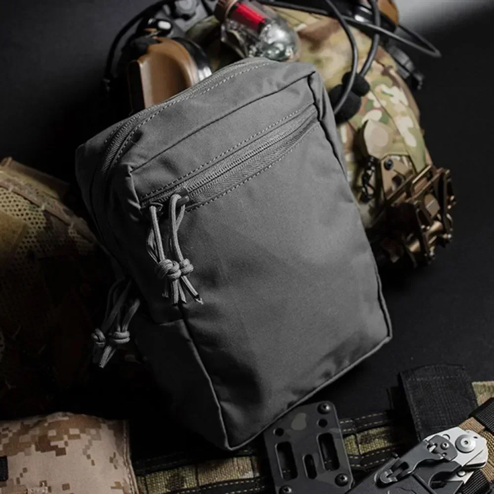 Bolsa táctica GP, paquete de utilidad de uso General alto, Molle cortada con láser, gafas de visión nocturna, almacenamiento, Panel trasero, accesorios de caza - imagen 4