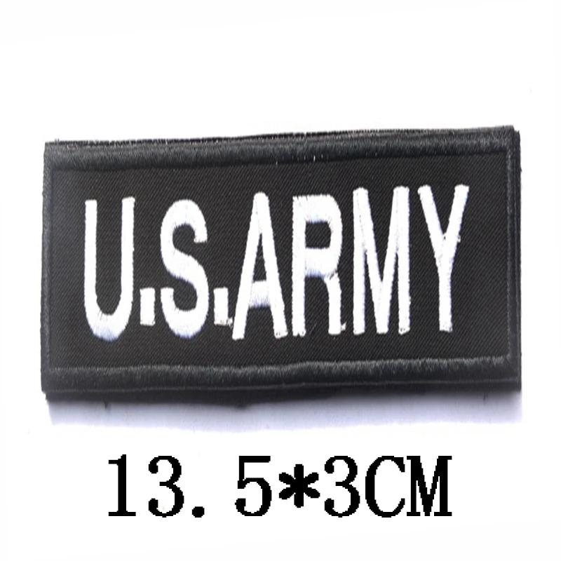 Parches bordados con gancho y bucle de EE. UU., capítulo de moral, ropa para entusiastas militares al aire libre, mochila, insignia de parche diy - imagen 3
